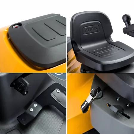 Tondeuse autoportée - Coupe frontale - 95cm de coupe